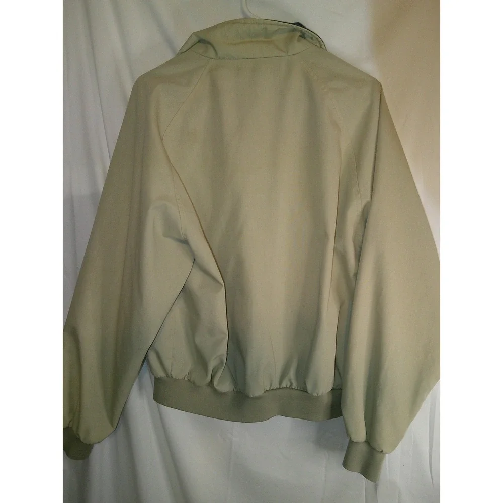 Vintage Swingster‎ John Deere Jacket Mens L Tan Bomber Coat